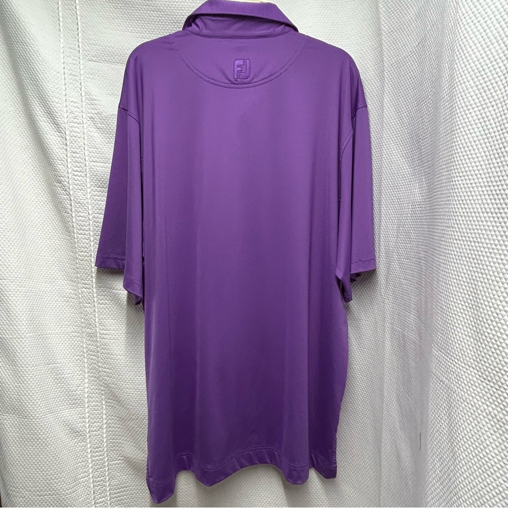 FootJoy Purple Polo‎ Shirt Classic Style purple large - Picture 2 of 5